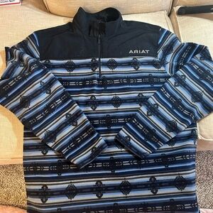 Ariat Striped Quarter-Zip Pullover sku176